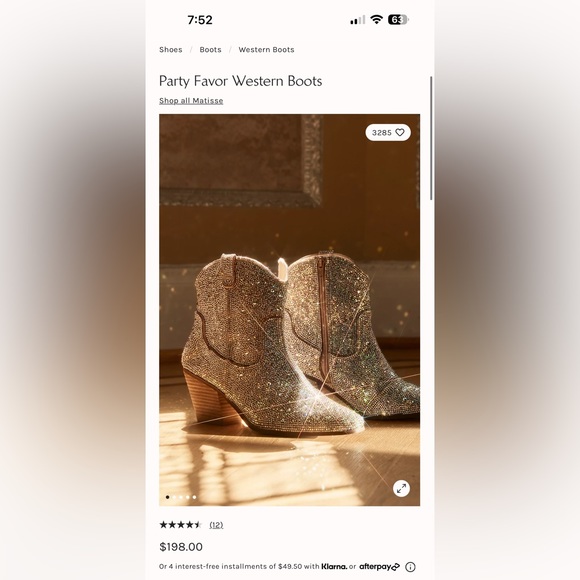 NWOT GLITTERY SILVER WESTERN STYLE BOOTS 😍❤️ - Picture 6 of 8